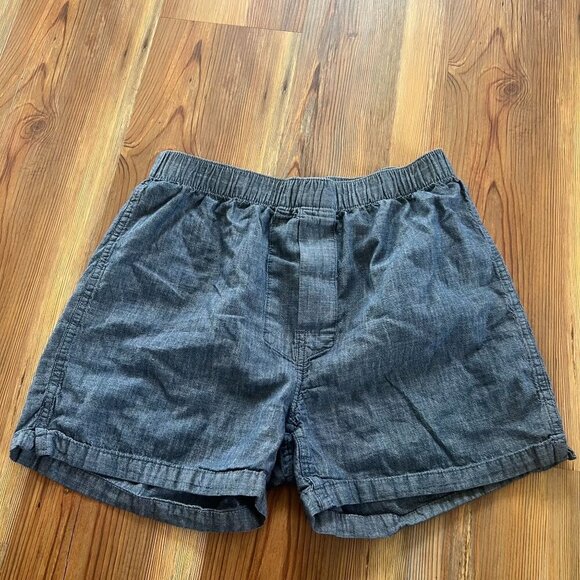 Lands' End x Blake Shelton Women's Small Casual Chambray Lounge Boxer Shorts PJs - Picture 9 of 9